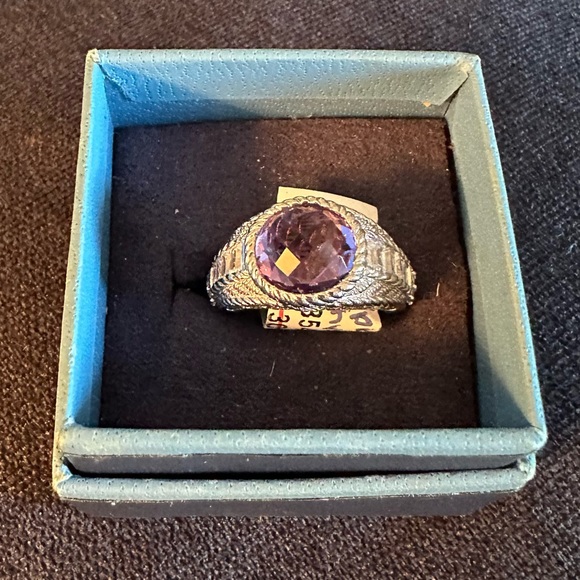Judith Ripka amethyst ring - Picture 1 of 7